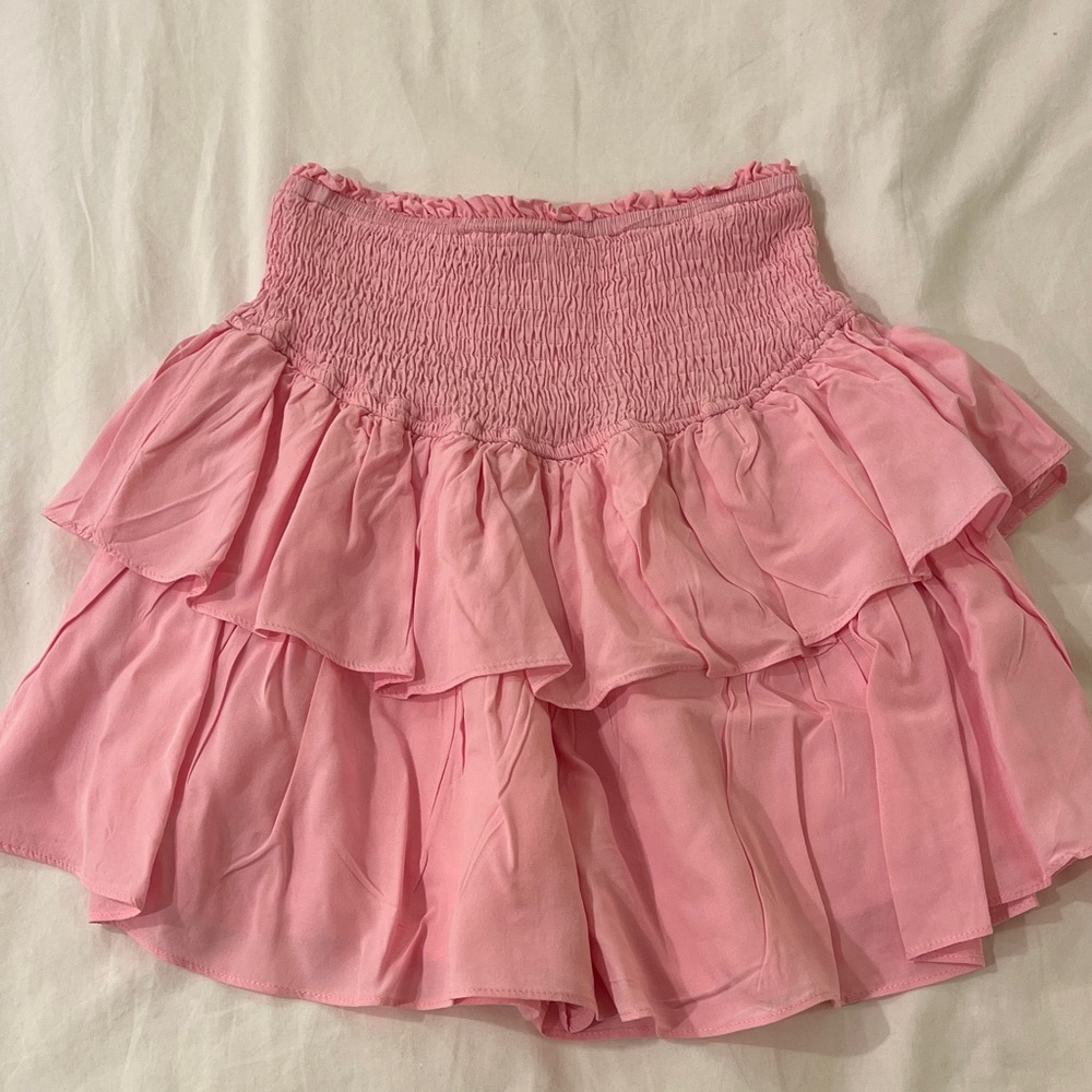 Pink Ruffled Women's Skirt